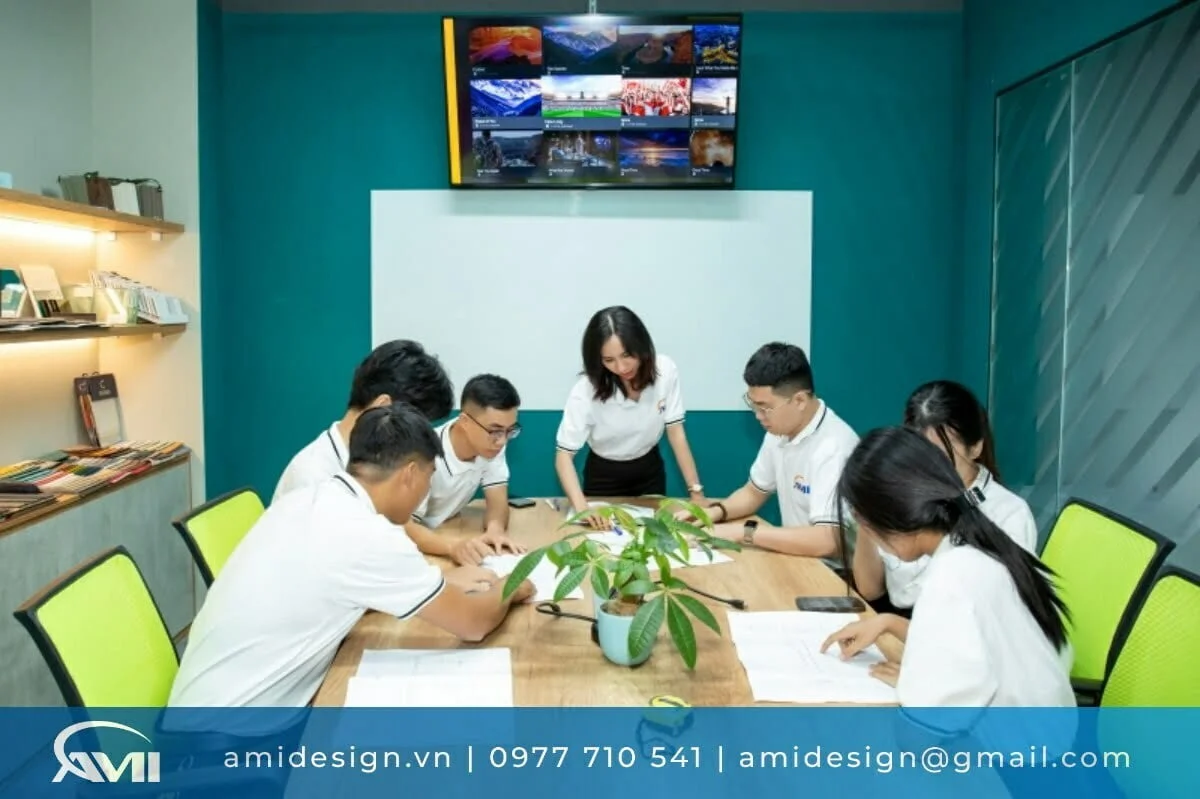 Đơn vị thiết kế nội thất văn phòng AMI Design - Chất lượng dẫn đầu