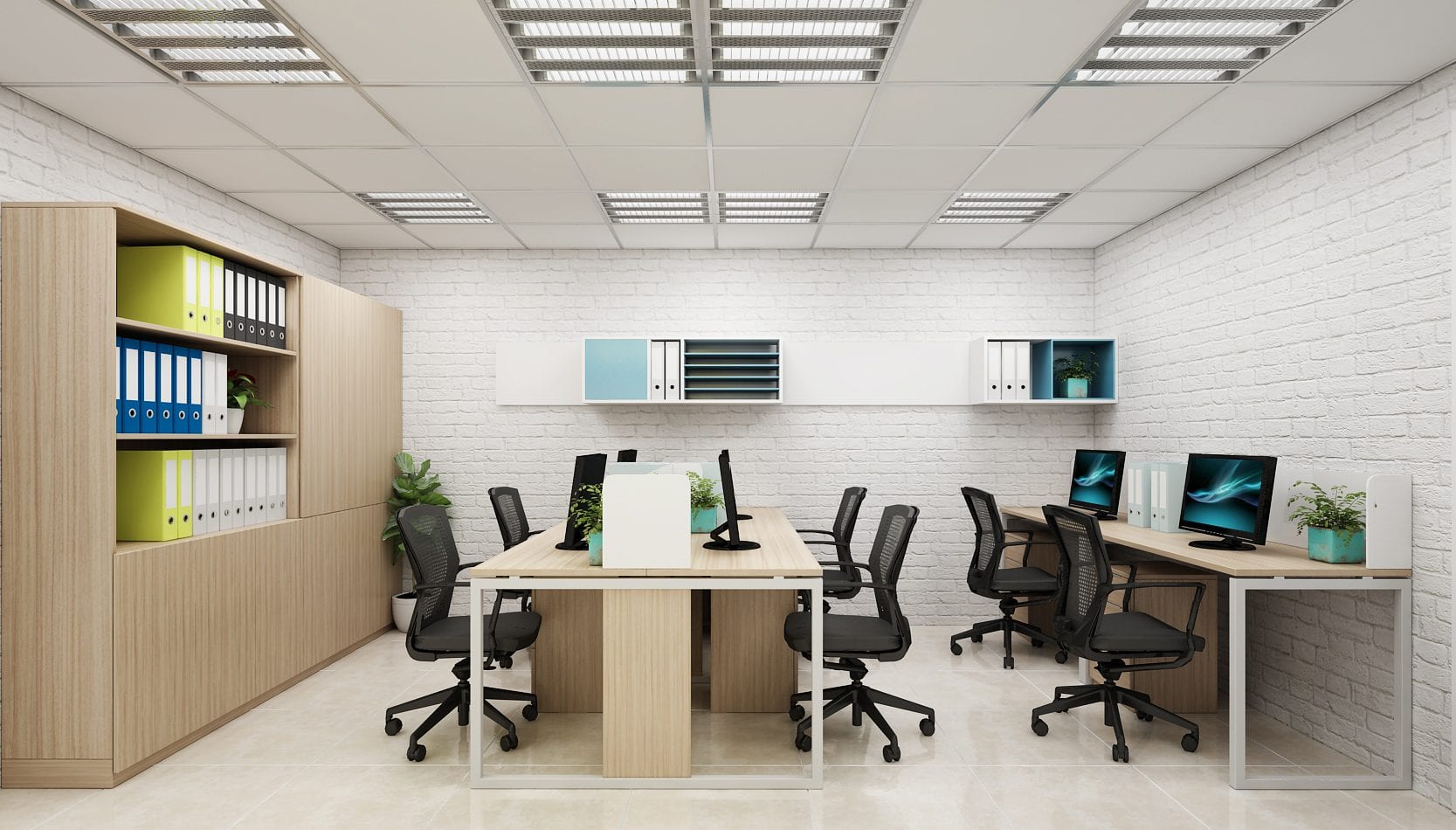 10+ Mẫu thiết kế văn phòng nhỏ đẹp tối ưu không gian sử dụng