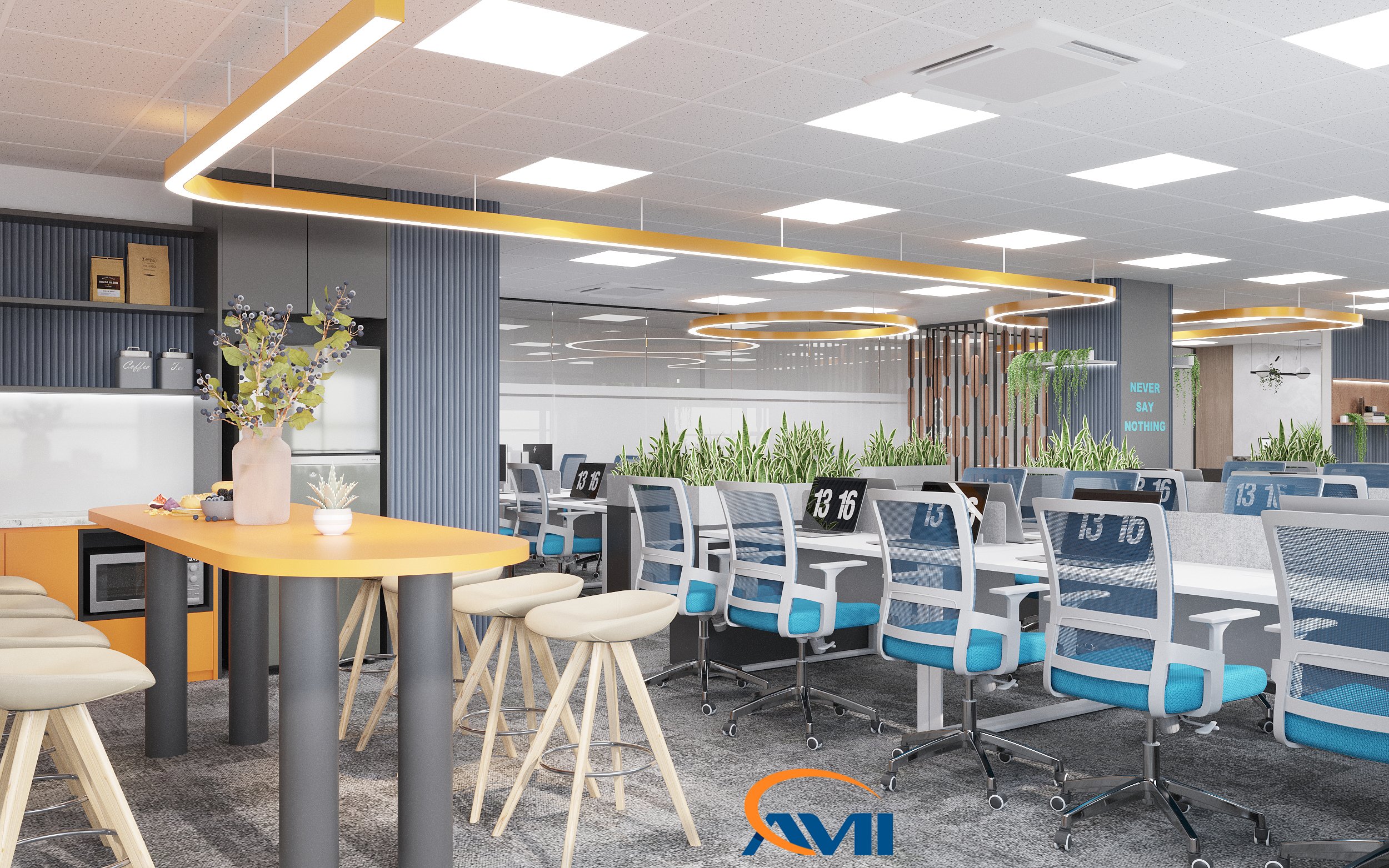 thiết kế nội thất văn phòng