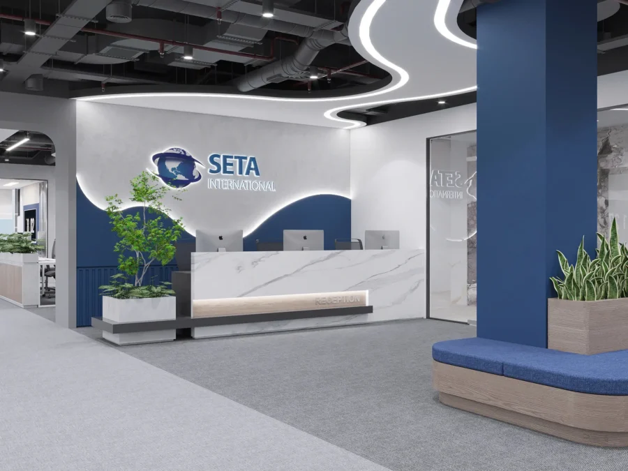 Thiết kế & thi công nội thất văn phòng SETA International