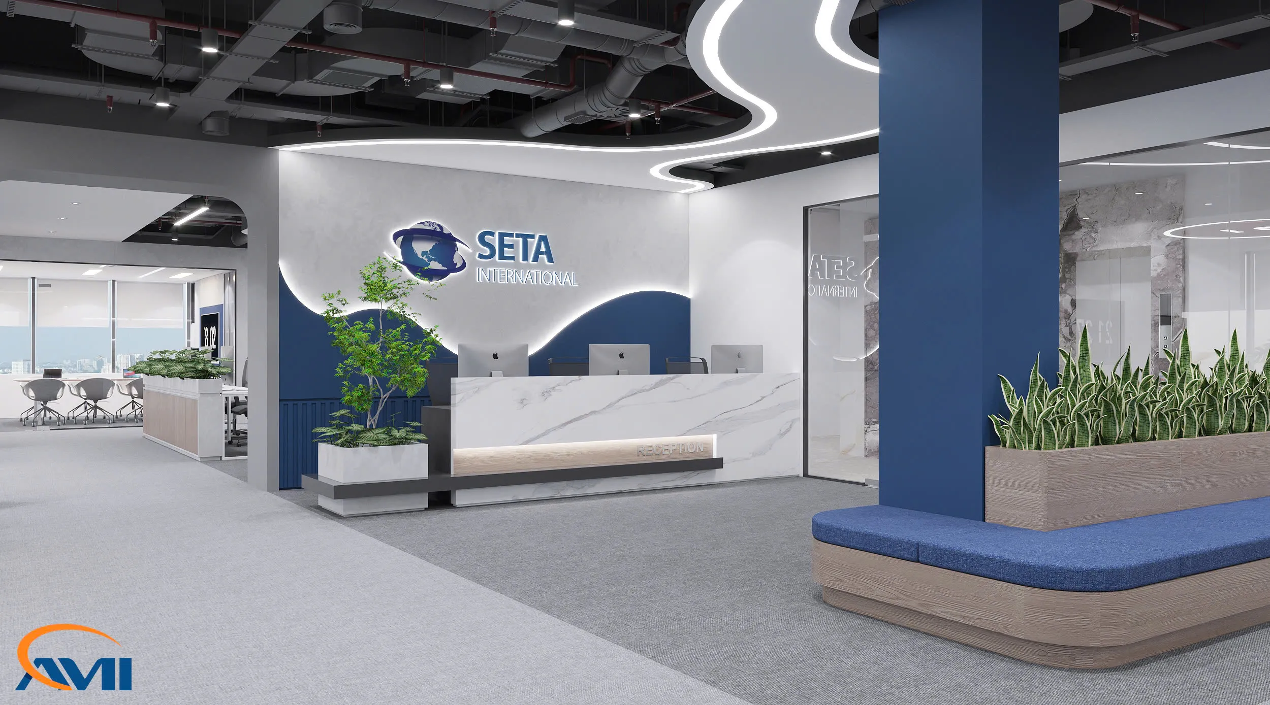 Thiết kế nội thất văn phòng hiện đại, chuyên nghiệp cho doanh nghiệp