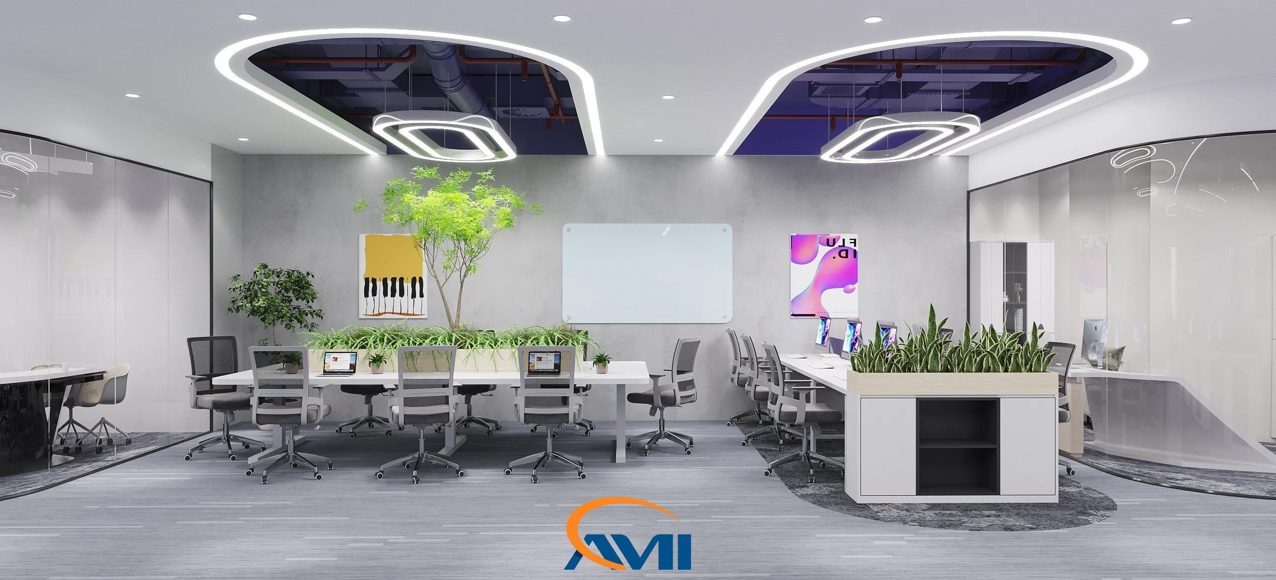 Thiết kế nội thất văn phòng nhỏ tối ưu diện tích và công năng