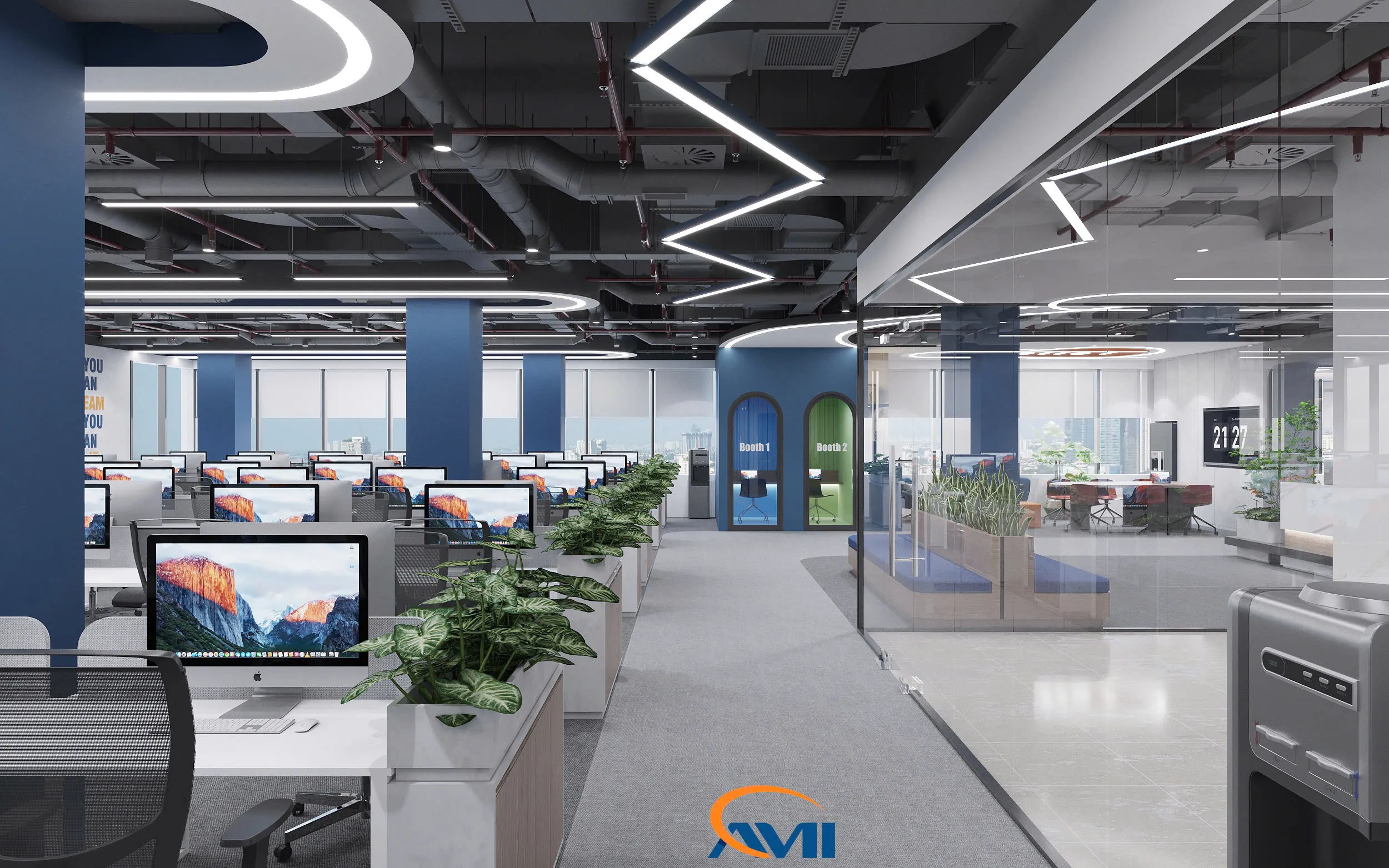 Dịch vụ thiết kế thi công nội thất văn phòng trọn gói