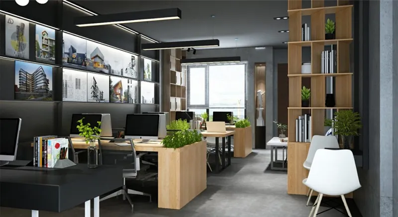 Thiết kế văn phòng công chứng nghiêm túc và chuẩn mực