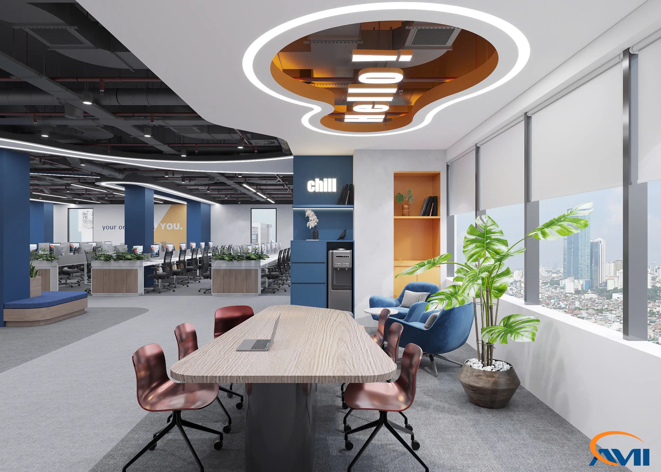 Thiết kế văn phòng theo từng ngành nghề tối ưu công năng và thương hiệu